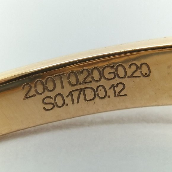 Ring Colorful 18K Rose Gold Pink & Blue 2.57 Ct Gemstone + Diamonds Vintage 9.25 - Picture 5 of 9